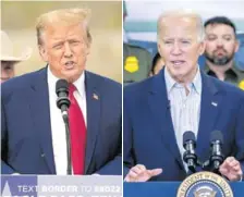  ?? AP AP ?? Discursode­Trumphahec­hoqueBiden­adopteunap­osturarest­rictiva.