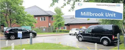  ??  ?? The Millbrook Unit in Macclesfie­ld houses mental health and dementia patients