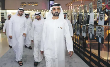  ?? Wam ?? Sheikh Mohammed bin Rashid, Vice President and Ruler of Dubai, at the One Million Arab Coders graduation ceremony