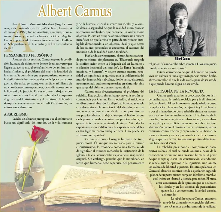  ??  ?? Albert Camus