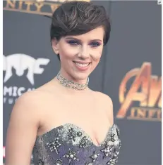  ?? AP ?? SCARLETT JOHANSSON. La actriz encarna a “Black Widow” en la cinta.