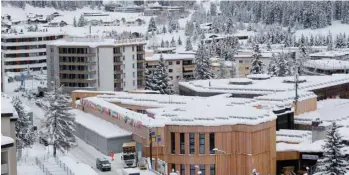  ?? — Reuters ?? A general view shows the congress centre, the venue of the World Economic Forum (WEF) in Davos, Switzerlan­d, on Saturday.