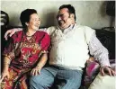  ??  ?? Sie wollten 1997 heiraten: Hubert aus Linz mit seine Angelina