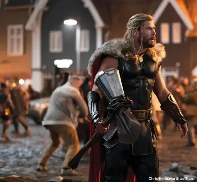  ?? ?? Chris Hemsworth as Thor.