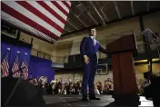  ?? ANDREW HARNIK — THE ASSOCIATED PRESS ?? Democratic presidenti­al candidate former South Bend, Ind., Mayor Pete Buttigieg pauses as he speaks to supporters at a primary night election rally at Nashua Community College, Tuesday, in Nashua, N.H.