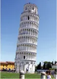  ??  ?? Slanted: The Tower of Pisa