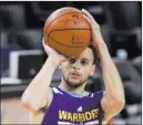  ?? KYLE TERADA/ USA TODAY ?? Warriors guard Stephen Curry has several famous NBA gunners calling him the best all-around shooter in league history.