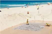  ?? ARQUIVO/O DIA ?? Obras do município na Praia da Barra da Tijuca serão desfeitas