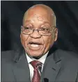  ??  ?? JACOB ZUMA