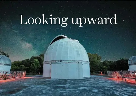  ?? Houston Museum of Natural Science ?? The George Observator­y in Fort Bend County opened in 1989 and closed for renovation in 2019. It welcomed stargazers back last month.