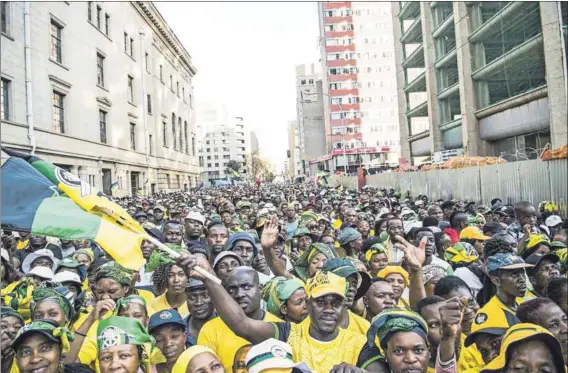  ?? Photo Delwyn Verasamy ?? Inequality: Rank-and-file members of the ANC do not live in nice houses in the suburbs. They live in poverty in the townships and are involved in protests because they want housing, electricit­y, water, sanitation and jobs.