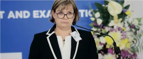  ?? | ARMAND HOUGH African News Agency (ANA) ?? EDUCATION MEC Debbie Schäfer announced her resignatio­n yesterday after a career in politics spanning twenty years, eight of them as MEC. Schäfer said she had taken up a job offer in the legal sector in the UK.