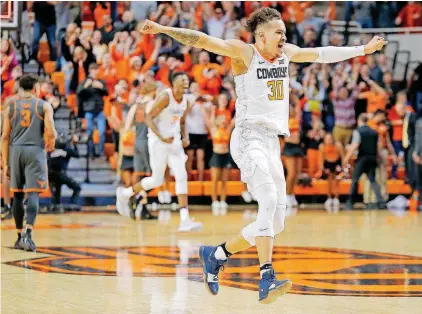  ?? PHIPPS, THE OKLAHOMAN] [PHOTO BY SARAH ?? Oklahoma State’s Jeffrey Carroll is projected as a second-round pick in Thursday’s NBA Draft but could also go undrafted.