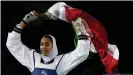  ??  ?? Kimia Alizadeh became Iran's only female Olympic medalist by taking bronze in Rio de Janeiro in 2016