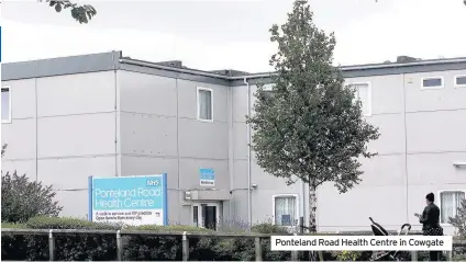  ??  ?? Ponteland Road Health Centre in Cowgate