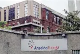  ?? Ansa ?? Il colosso delle turbine La sede di Ansaldo Energia a Corniglian­o (Genova): ha 2600 dipendenti