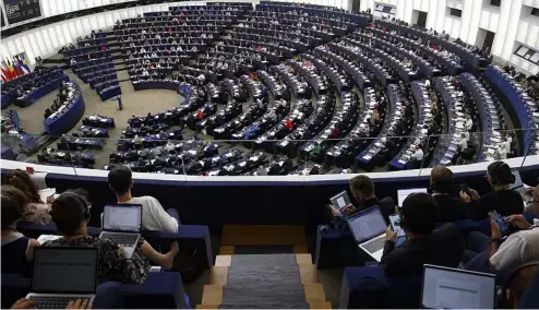 ?? ?? The European Parliament in Strasbourg