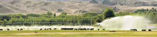  ?? PHOTO: STEPHEN JAQUIERY ?? Irrigation conversati­on . . . Irrigation New Zealand has helped to develop a new action plan for water quality, which is to be launched tomorrow.