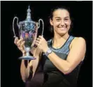  ?? Robert Prange/Getty Images ?? Winner: Caroline Garcia savours her victory over Aryna Sabalenka./