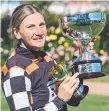  ?? ?? Jamie Kah after winning the Australian Guineas on Southport Tycoon