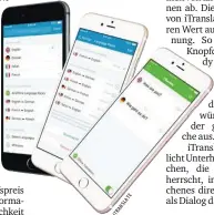  ??  ?? iTranslate wird weltweit von Millionen Menschen genutzt