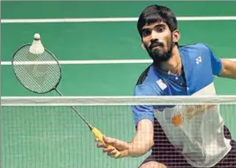  ?? AFP ?? Eighth seed K Srikanth beat Hu Yun of Hong Kong 2112, 2111 in the second round of the Japan Open in Tokyo on Thursday. He faces reigning world champion Viktor Axelsen of Denmark in quarters.