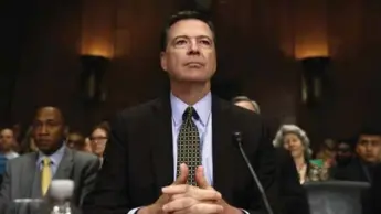  ?? CAROLYN KASTER/THE ASSOCIATED PRESS ?? FBI director James Comey testifies in Washington on Wednesday before the Senate judiciary committee.