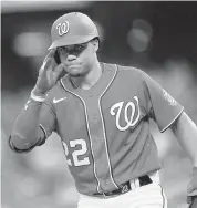  ?? PATRICK SEMANSKY AP ?? Nationals’ star Juan Soto could be saying goodbye to Washington soon if he gets traded after reportedly turning down a 15-year, $440 million contract offer.