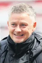  ??  ?? United boss Ole Gunnar Solskjaer