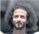  ??  ?? Former Niner Colin Kaepernick.