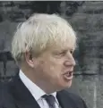  ??  ?? Boris Johnson was among the guests at the service