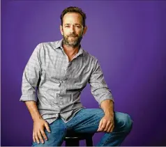  ?? CHRIS PIZZELLO / INVISION / AP FILE ?? Actor Luke Perry, a star of “Riverdale” and “Beverly Hills, 90210,” died Monday after suffering a massive stroke on Wednesday. Perry was 52. He also starred in several movies, voiced cartoons and appeared in cable TV production­s.