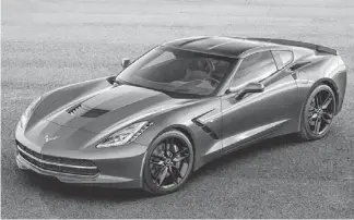  ?? GM ?? Chevrolet is introducin­g the 2014 Chevrolet Corvette Stingray, one of its new cars this year. It’s also introducin­g an updated version of the Camaro.