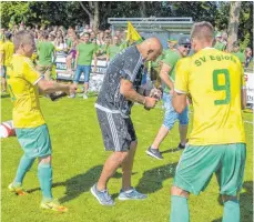  ?? FOTO: FLORIAN WOLF ?? Nach dem Aufstieg über die Relegation will der SV Eglofs das Abenteuer Bezirkslig­a Bodensee zu einem guten Ende bringen.