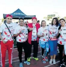  ?? /ESPECIAL ?? En medio de un ambiente familiar se realizó el evento deportivo