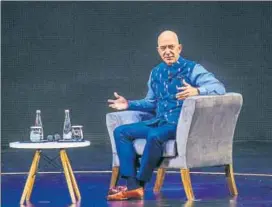  ??  ?? Amazon CEO Jeff Bezos in New Delhi on Wednesday.
PRADEEP GAUR/MINT