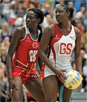  ?? Steve Porter ?? New Team Bath signing Kadeen Corbin, right, is returning to the club where she started her career