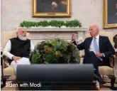  ?? Biden with Modi ??