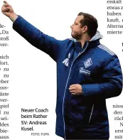  ??  ?? Neuer Coach beim Rather SV: Andreas Kusel.