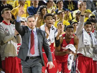  ?? TONY DING / AP ?? “I don’t think there’s any question something needs to be fixed in college basketball . ... I think it’s going to be interestin­g to see what the fallout is,” says Ohio State first-year coach Chris Holtmann.