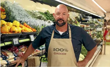  ?? MARTIN DE RUYTER/STUFF ?? Fresh Choice Nelson supermarke­t co-owner Mark A’Court says there has been a significan­t change in food buying habits as more people get creative in the kitchen at home.
