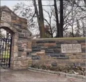  ??  ?? The Sleepy Hollow Cemetery, with plots for Andrew Carnegie to Washington Irving, author of "The Legend of Sleepy Hollow.”