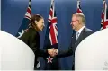  ?? GETTY IMAGES ?? Prime Minister Jacinda Ardern and Australian Prime Minister Anthony Albanese agreed to deliver options on improved opportunit­ies for citizens by Anzac Day 2023.