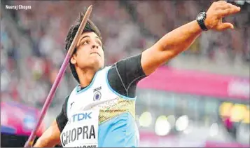  ??  ?? Neeraj Chopra