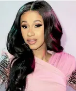  ?? F.E. ?? La rapera y actriz Cardi B.