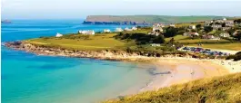  ?? ?? Superb views: The coastline at Daymer Bay in north Cornwall