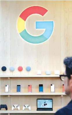  ?? AP FILE PHOTO/ROSS D. FRANKLIN ?? The Google exhibit building offers a multitude of products with the Google Assistant during the CES tech show in Las Vegas. Google broke Australian law by misleading users about personal location data collected through Android mobile devices a judge found Friday.