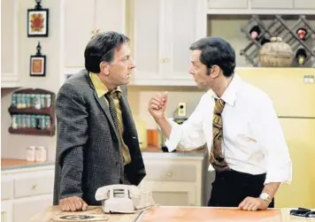  ?? ABC PHOTO ARCHIVES ?? Jack Klugman, left, and Tony Randall carried Neil Simon’s “The Odd Couple” for five seasons.