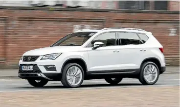  ??  ?? Seat Ateca SUV is based on same platform as VW Tiguan; it’s shorter and sportier, though.