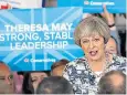  ??  ?? Theresa May has to find the inspiratio­n that she showed in her speeches last year